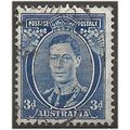 Australia 1937 SG168 3d Blue Perf 13.5x14 Good/...