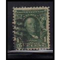 Used 300 1c Benjamin Franklin Fine K0749