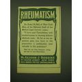 1902 McKesson & Robbins Tartarlithine Ad - Rheu...