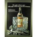 1979 Stolichnaya Vodka Ad - Only Imported From Russia