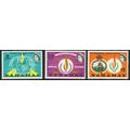 Bahamas 1968 Human Rights Year set 3v SG312-314 UM