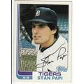1982 Topps baseball card 423 Stan Papi- Tigers