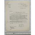 1939 letter Harold Bennett, Solicitor, Macclesf...