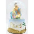 Miniature Nativity Snow Globe Peace Glass 6 CM ...