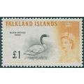 Falkland Islands 1960 £1 black & orange-yellow ...