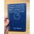1950 "EXAMPLES IN PRACTICAL MATHEMATICS FOR NAT...