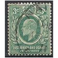 East Africa & Uganda Prot. 1907 SG35a 3c Blue-G...
