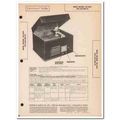 meck model cd-500 5-tube am radio phonograph sa...