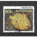 AUSTRALIA 1984 MARINE LIFE 80c PINEAPPLE FISH S...
