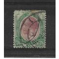 SouthAfrica.SG14 2s 6d Purple and Green.Fine Us...