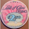 Isle Of Capri. $2.50 Casino Chip. Vicksburg, MS...