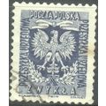 Poland 1954 - dark blue - Inscription "ZWYKŁA" ...