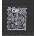 Ireland.SG120 9d Arms of Ireland (Deep Violet)....