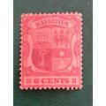 Mauritius 1902 6c Purple & Carmine Mounted Mint...