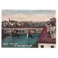 VECCHIO BRIDGE, FIRENZE, ITALY unused vintage p...