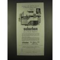 1954 Suburban Built in Ranges Ad - Greatest Sal...