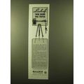 1958 Linhof Twin Shank Pro Tripod Ad