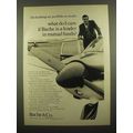 1965 Bache & Co Investment Bank Ad - A Leader