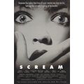 Colour Postcard - Scream Movie advertising Card