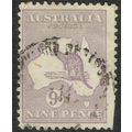 Australia 1929 Kangaroo 9d Violet wmk W7 SG108 GU
