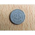 Iceland 1942 25 Aurar Coin