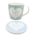 Sister Mug & Coaster Set 8.3 CM Microwave & Dis...