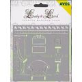 Lady & Lord. Stencil Mansion Lord. Embossing Ca...