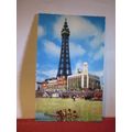 BLACKPOOL TOWER, LANCASHIRE used postcard by Ba...