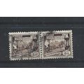 Burma.SG108 4a Elephant hauling log (Brown) Pai...