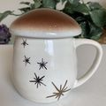Atomic Starburst Mug Cup W Mushroom Lid Chrissy...