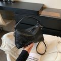 Large Capacity High-grade Solid Color Shoulder ...