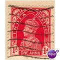 India 1937 - SG 250 - KGV1 1a red - used 4