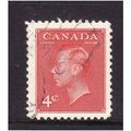 CANADA 1949 4c CARMINE LAKE SG 417 FINE USED #2