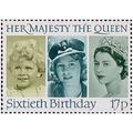 Great Britain 1986 QEII 60th Birthday 17p Unmou...