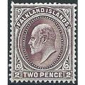 Falkland Islands 1904 SG45 2d Purple Mounted Mi...