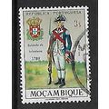 MOZAMBIQUE 1967 PORUGESE MILITARY UNIFORMS 3c I...