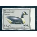 MA25 $5 Mass WaterFowl Very Fine MNH C1063
