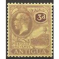 Antigua 1925 SG74 3d Purple/Yellow Mounted Mint .