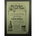 1913 Anheuser-Busch Malt-Nutrine Beer Ad - Food...