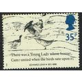 1988 Death Centenary Edward Lear 35p Black Pale...
