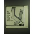 1974 Izod Socks Ad - If you like to look good all over Izod socks of Orlon