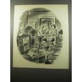 1950 Cartoon by Whitney Darrow, Jr. - Boxing Ga...
