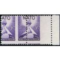 1008, Mint NH 3¢ NATO Spectacular Misperforatio...