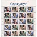 Gospel Singers Sheet of Twenty 32 Cent Postage ...