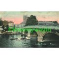 Henley Bridge, Oxon, Rare Wyndham Postcard 1905