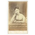 Victorian cdv photo portrait of young woman Wre...