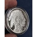 Limited Edition 2015 Non-Currency Coin Liberty Indian Commemorative Silver Plate