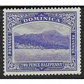 DOMINICA 1908-20 GV MULTI-CROWN CA SIDEWAYS 2½d...