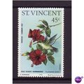 ST VINCENT 1976 HUMMINGBIRDS & FLOWERS SG 490A ...