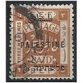 Palestine 1921 SG49 3m Yellow-Brown Fine Used . ..
